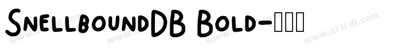 SnellboundDB Bold字体转换